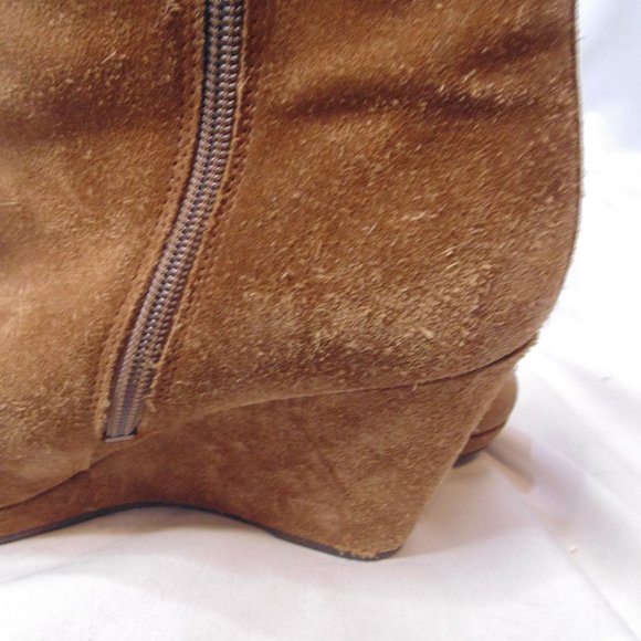 Via Spia Ankle boots Tan suede 9.5 - Picture 4 of 11